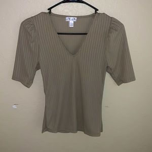 Tan shirt